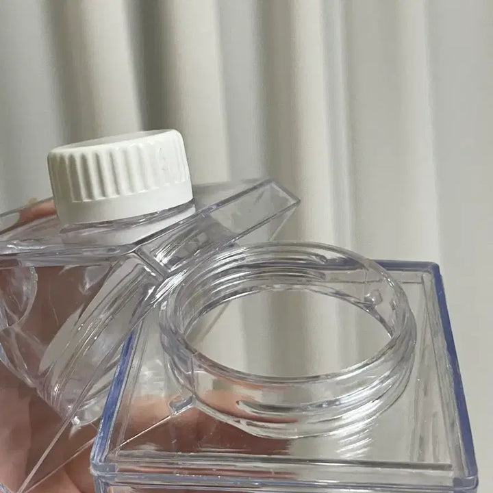 [BUNJANG] Keropippi Transparent Acrylic Milk Bottle (500ml) / 케로케로피 우유 투명아크릴 보틀