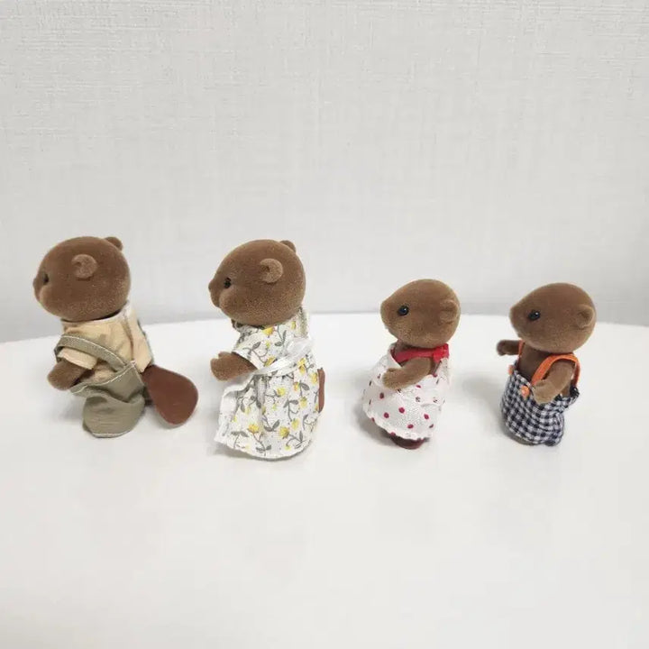 [BUNJANG] Sylvanian Families Old Rare Pincers Beaver Family / 실바니안 패밀리 올드 레어 집게손 비버 가족