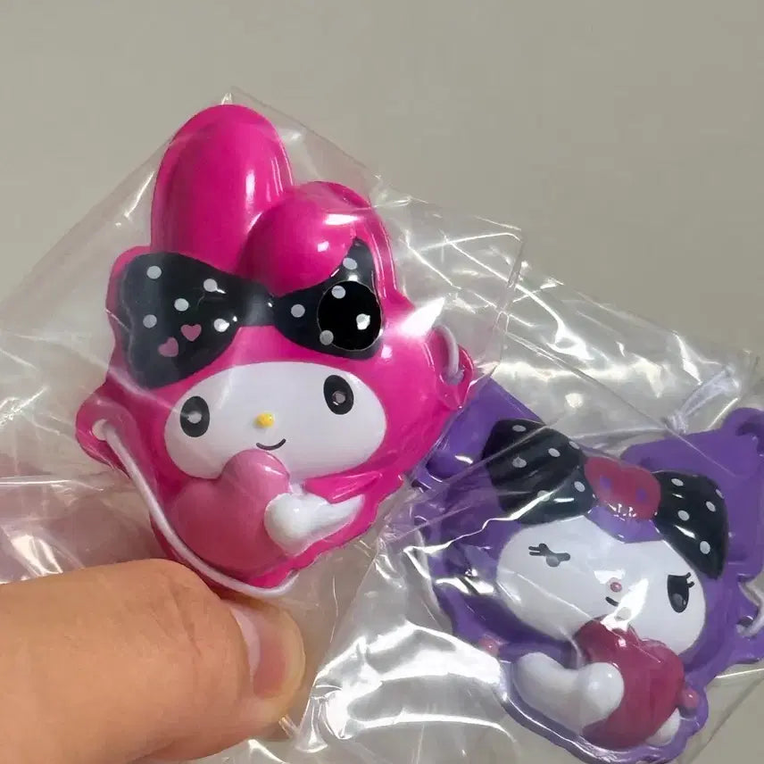 [BUNJANG] My Melody Kuromi Mask Keychain Gacha Bundle Set / 마이멜로디 쿠로미 가면 키링 가챠 일괄