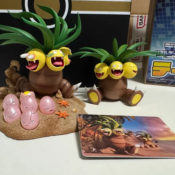 [BUNJANG] Pokemon Nassy &amp; Ari Lem Resin Figure / 포켓몬 나시 아라리 레진 피규어