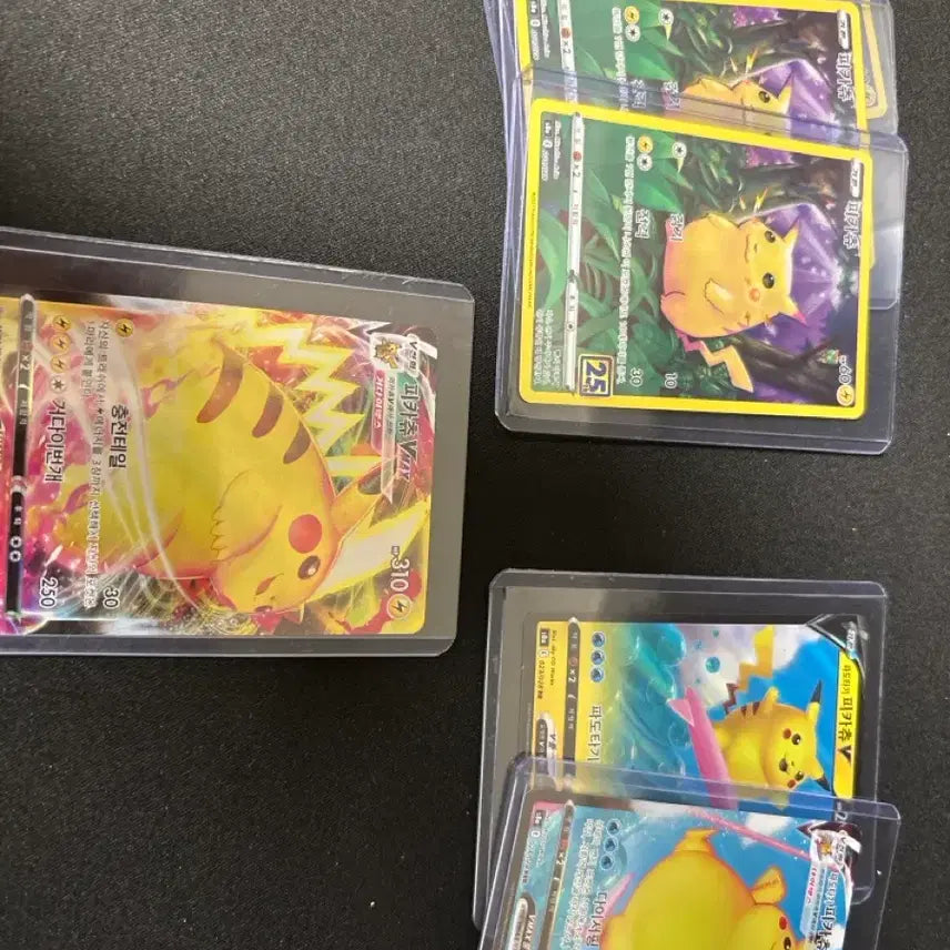 [BUNJANG] 25th Anniversary Pikachu &amp; Choco Puffs Promo Card Bundle Set / 25주년 피카츄&amp; 첵스초코 프로모카드 피카츄일괄
