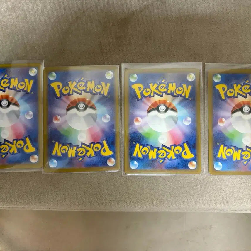[BUNJANG] Pokemon Trainer SR 4 Types (Japanese) / 포켓몬 트레이너 SR 4종 (일판)