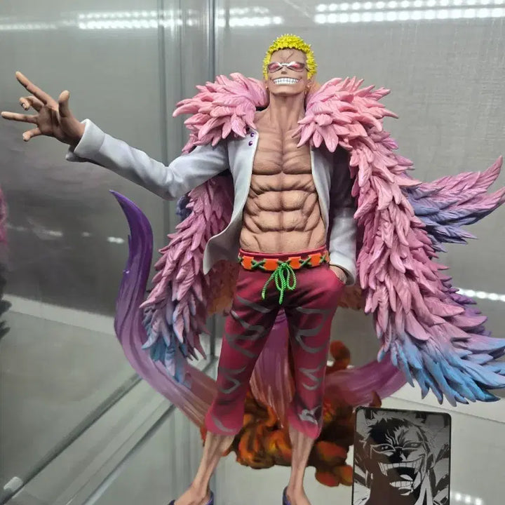 [BUNJANG] One Piece C2 Doflamingo + C2 Law Resin Figure Set / 원피스 C2도플+C2로우 레진 피규어