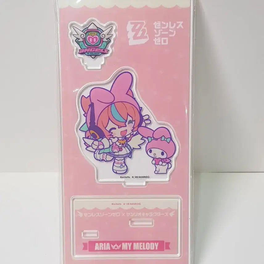 [BUNJANG] Zenless Zone Zero x Sanrio Angelie Aria My Melody Acrylic Stand / 젠레스 존 제로X산리오 엔젤디 아리아 마이멜로디 아크릴스탠드