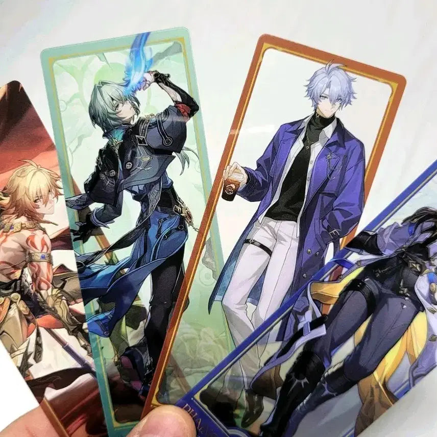 [BUNJANG] Honkai Star Rail Sushiro Bookmarks (Pai-non, Anaxsa, Mai-day) Set / 붕괴 스타레일 스시로 책갈피 파이논 아낙사 마이데이 세트