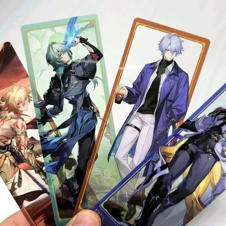 [BUNJANG] Honkai Star Rail Sushiro Bookmarks (Pai-non, Anaxsa, Mai-day) Set / 붕괴 스타레일 스시로 책갈피 파이논 아낙사 마이데이 세트