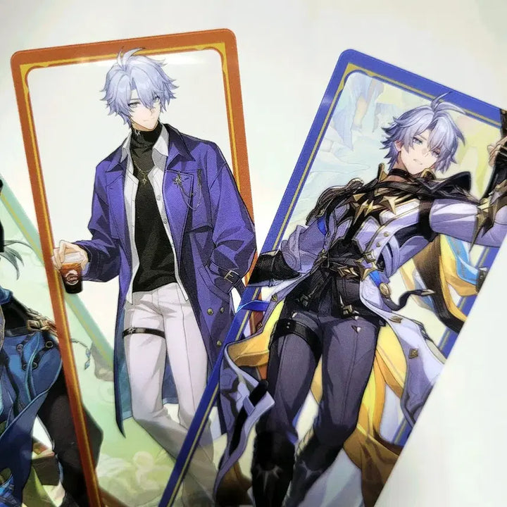 [BUNJANG] Honkai Star Rail Sushiro Bookmarks (Pai-non, Anaxsa, Mai-day) Set / 붕괴 스타레일 스시로 책갈피 파이논 아낙사 마이데이 세트