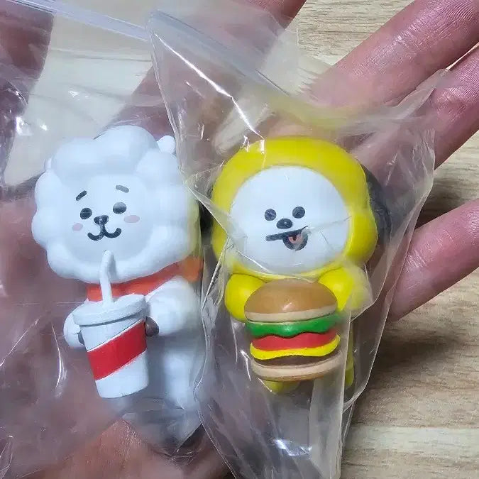[BUNJANG] BT21 Cup Figurines (RJ, Chimmy) - Set of 2 / BT21 컵 피규어 2종 (RJ, 치미)