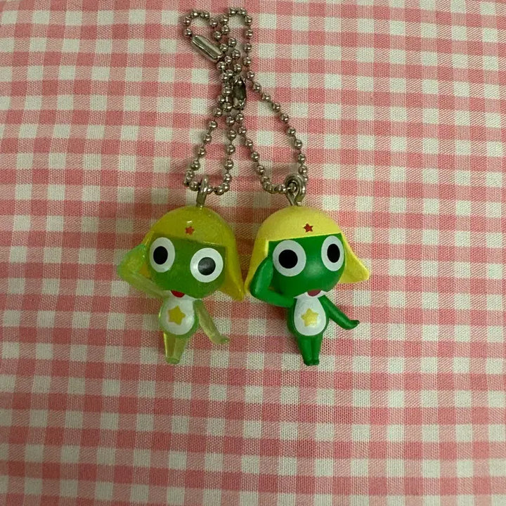 [BUNJANG] Keroro Gummi Gashapon Keyring Set (Transparent + Opaque) / (일괄) 케로로 구미 키링 투명 + 불투명 세트 식완 가챠