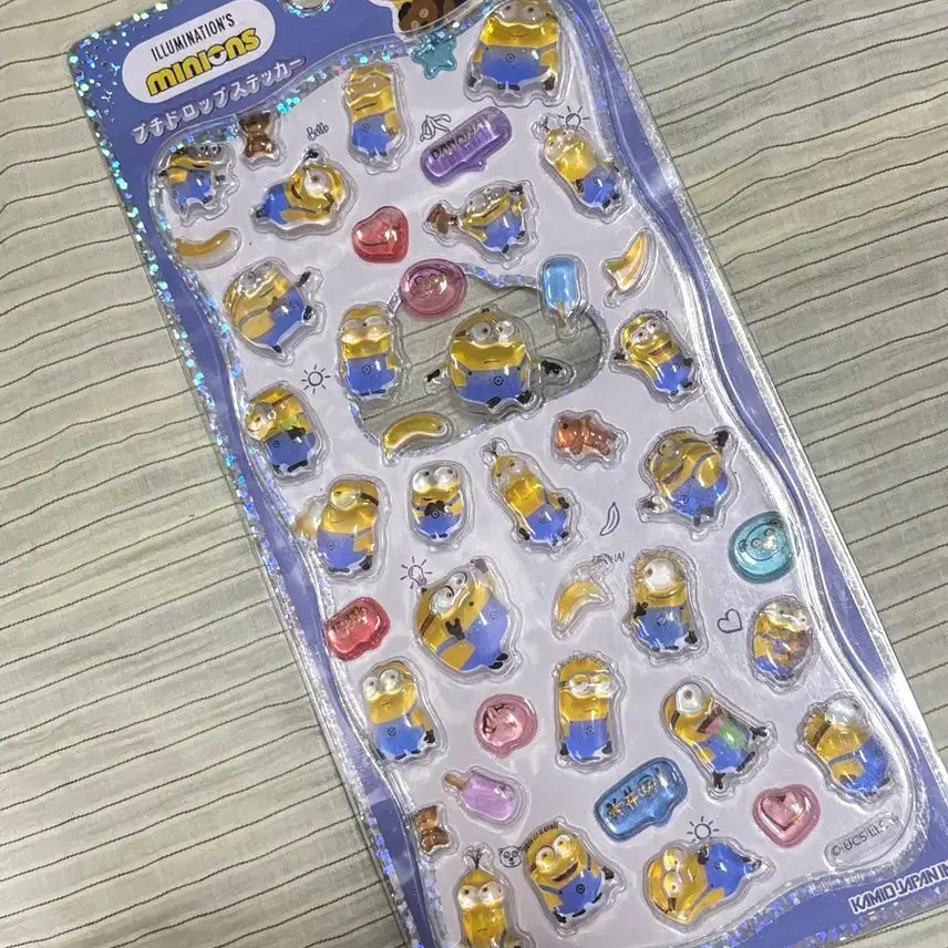 [BUNJANG] Minions Bong Bong Drop Stickers / 미니언즈 봉봉 드롭 스티커