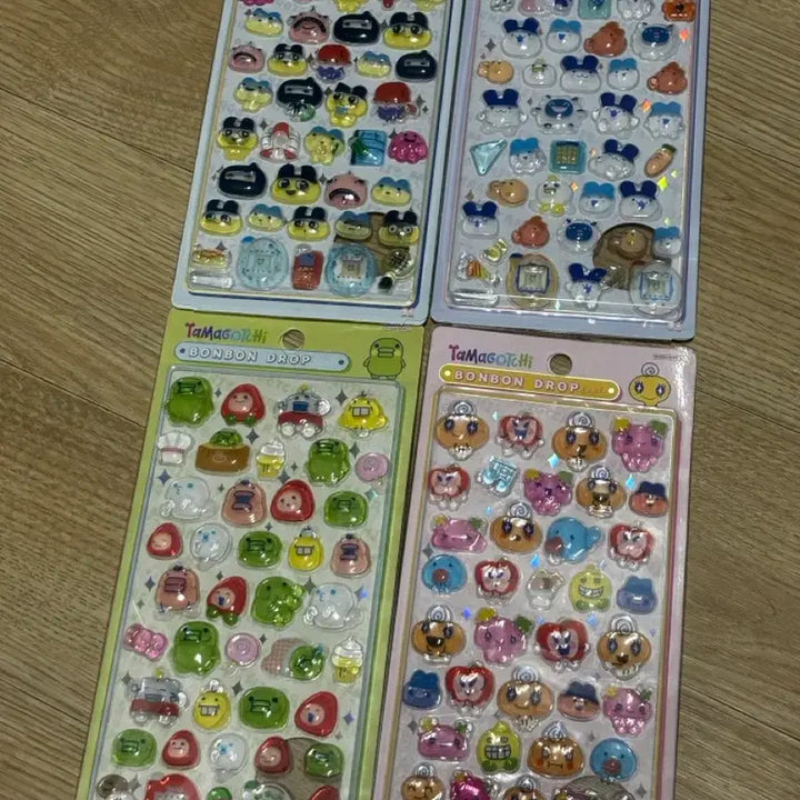 [BUNJANG] Tamagotchi Bonbon Drop Stickers / 다마고치 봉봉드롭 스티커
