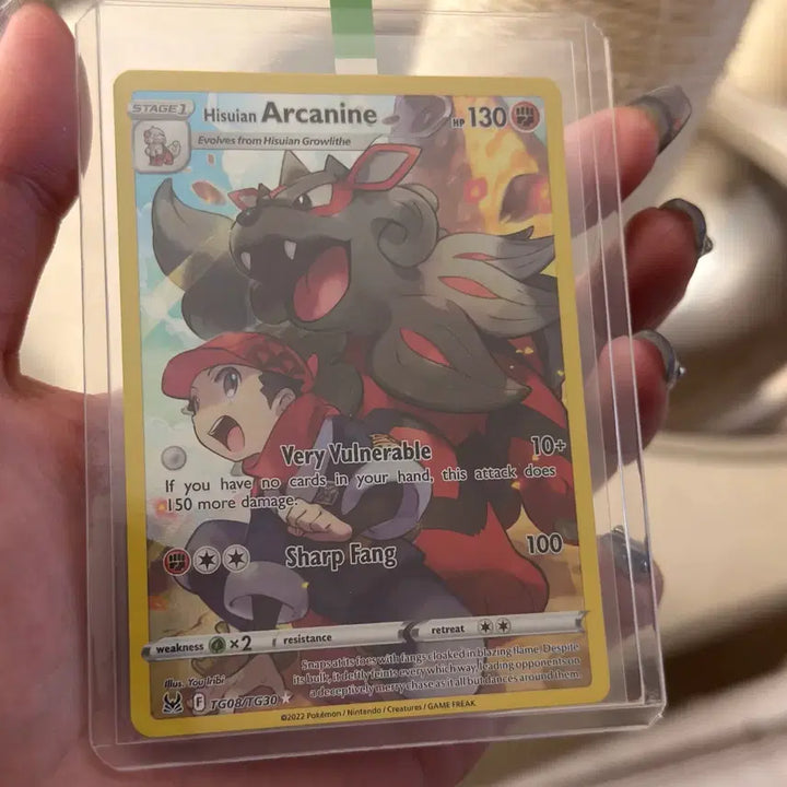 [BUNJANG] Hisuian Arcanine Rare Card / 포켓몬카드 히스이 아르카나인 레어카드