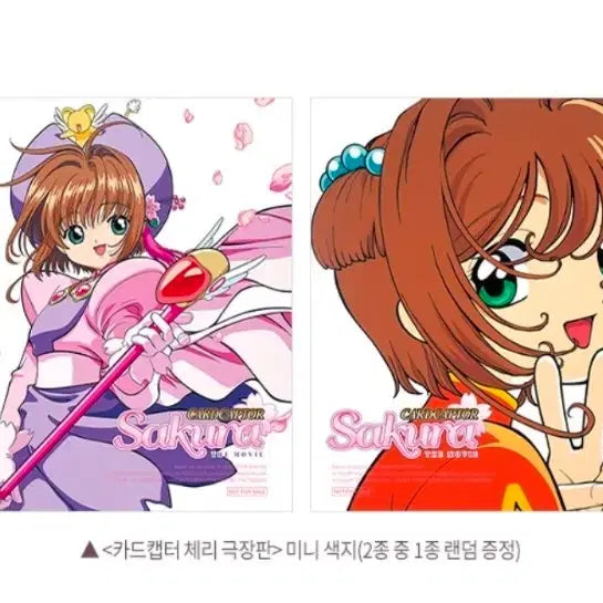 [BUNJANG] Cardcaptor Sakura Movie 2-Week Mini Shikishi Set / 2종일괄) 카드캡터체리 극장판 2주차 미니 색지 판매