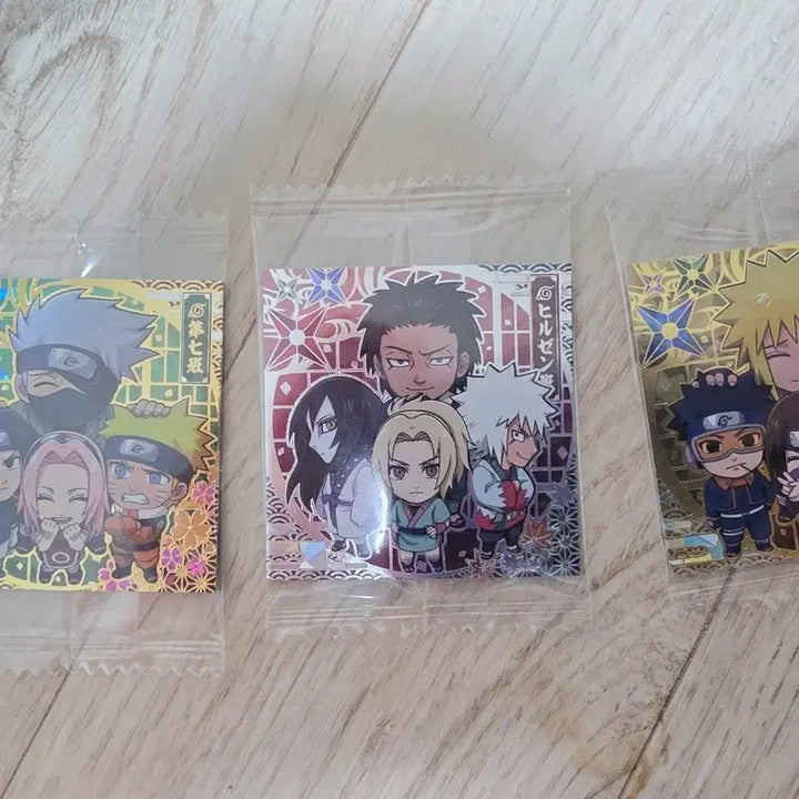 [BUNJANG] Naruto 2nd Edition Sticker 3-Piece Set / 나루토2탄 씰 힛 3종 세트