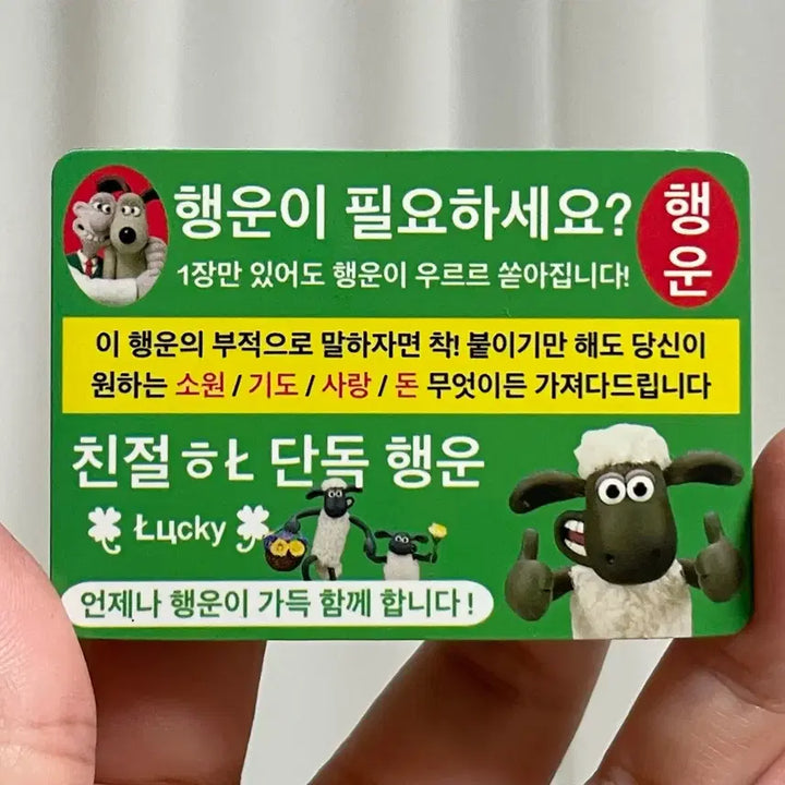 [BUNJANG] Lucky Advertising Magnet / 행운 광고 마그넷/자석