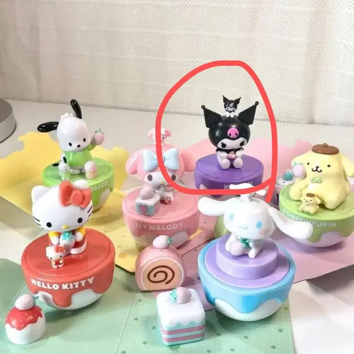 [BUNJANG] Sanrio Kuromi Matryoshka 3-Tier Figure / 산리오 마트료시카 쿠로미 산리오 3단 피규어