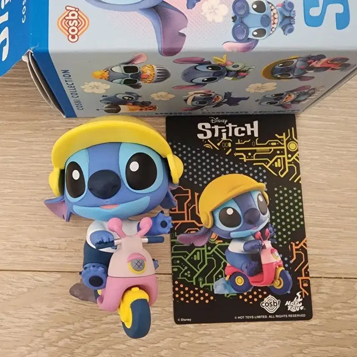 [BUNJANG] Hot Toys Stitch Cosbi Collection Scooter Figure Random Blind Box / 핫토이 스티치 코스비 컬렉션 피규어 랜덤 블라인드 박스 가챠 스쿠터