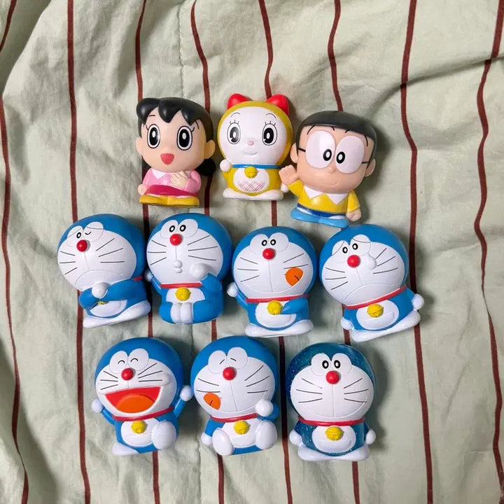 [BUNJANG] Doraemon Finger Figurines (Set of 10) / 도라에몽 손가락 피규어(10개세트)