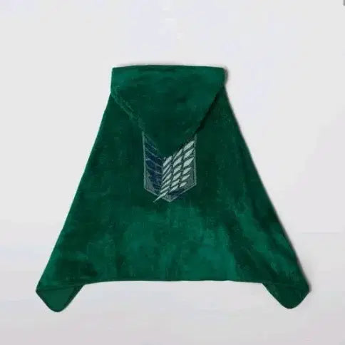 [BUNJANG] Attack on Titan Hooded Blanket / 진격의거인 후드 담요