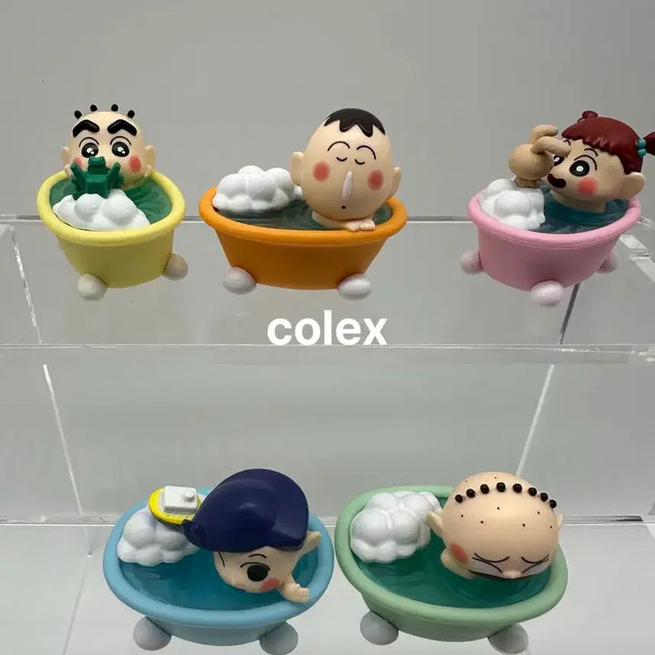 [BUNJANG] Crayon Shin-chan Baby Bath Time Bath Bomb Figures Full Set / 짱구 베이비 목욕 타임 입욕제 피규어 풀셋