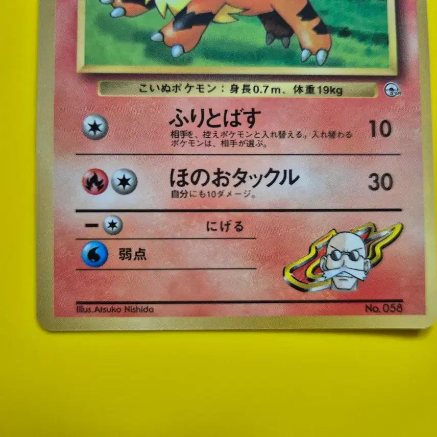 [BUNJANG] Pokemon Card 1996 Growlithe 1st Edition Promo / 포켓몬카드 1996 가디 1차한정초판 프로모 1st 1ed