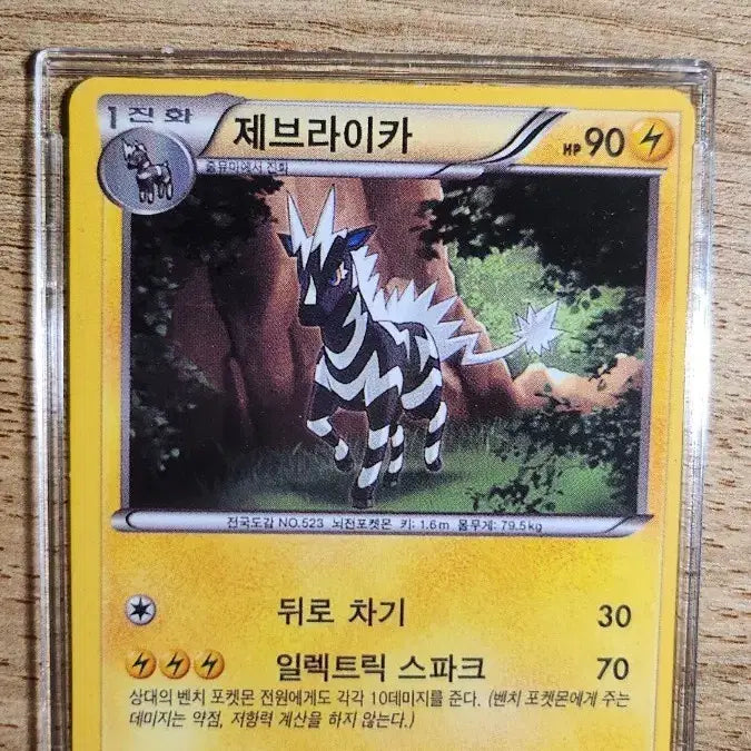 [BUNJANG] Pokemon Card Zebstrika 020/053 BW Series / 포켓몬카드 제브라이카 020/053 BW