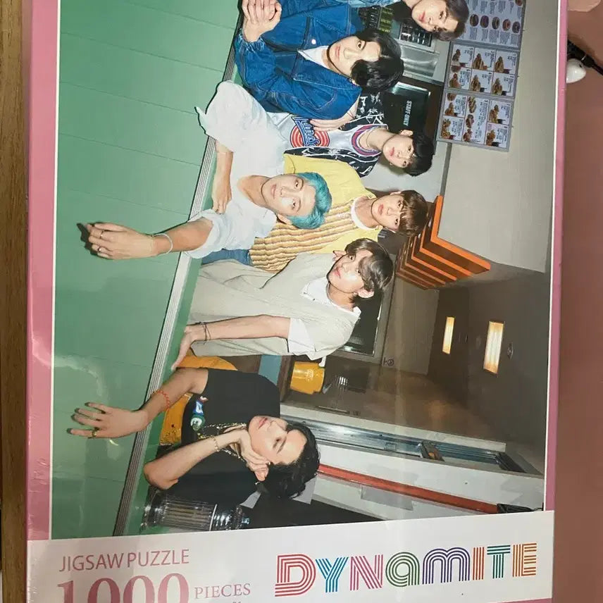 [BUNJANG] BTS Dynamite 1000 Piece Puzzle (Pink) - Sealed / [미개봉] 방탄소년단 다이너마이트 1000피스 퍼즐 핑크