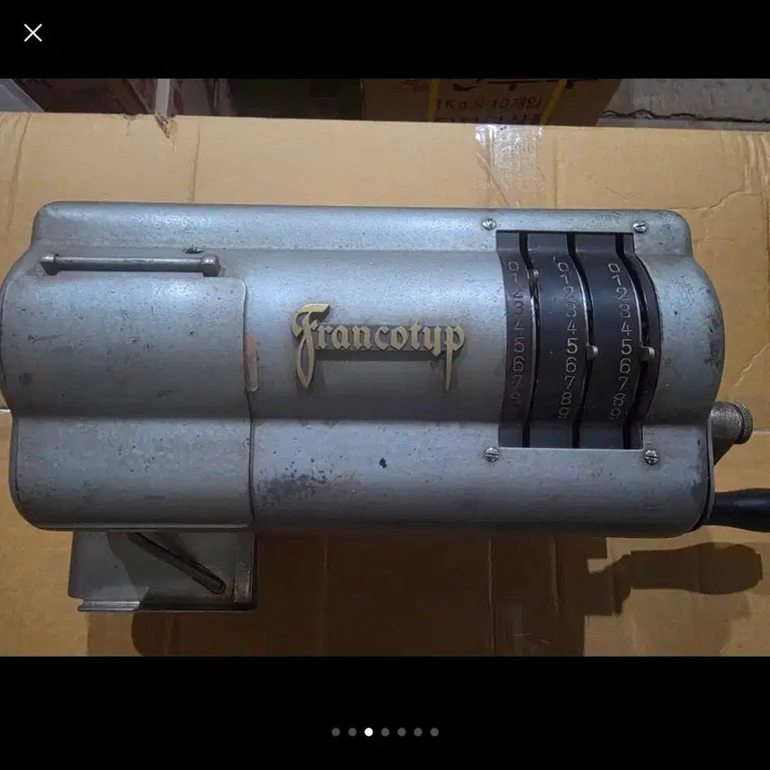[BUNJANG] Francotyp Vintage Postage Meter / 오래된Francotyp 우편 요금 계산기