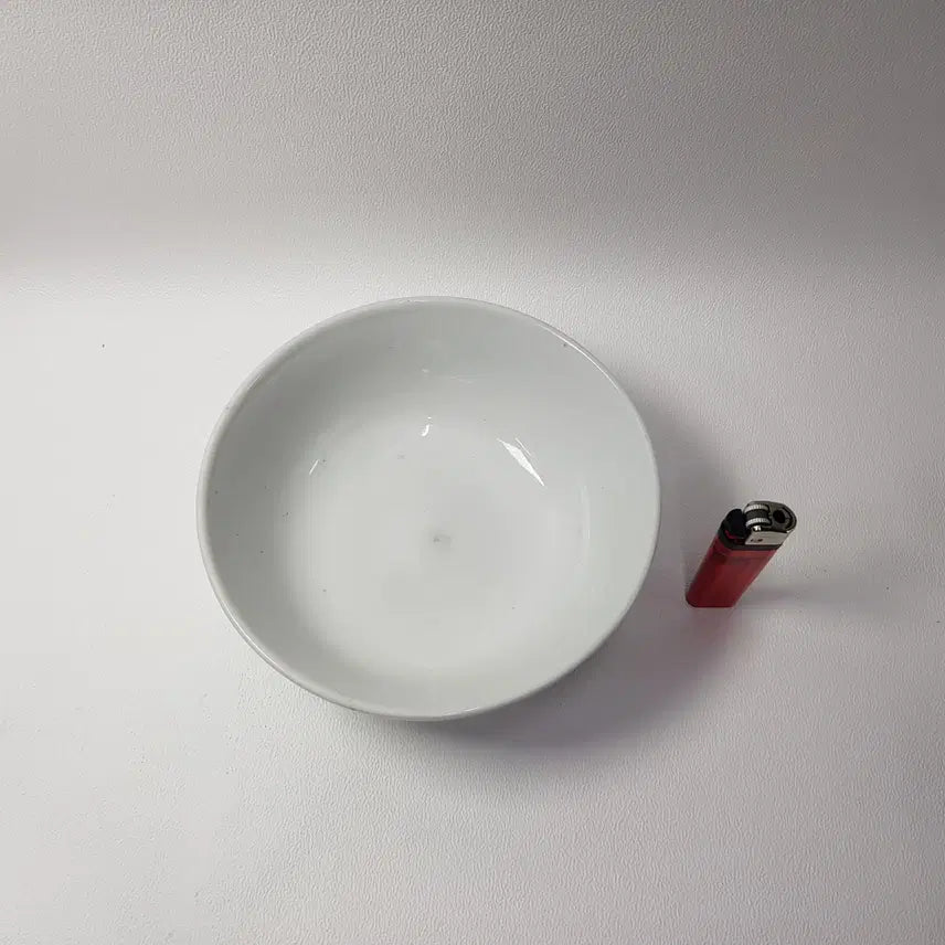 [BUNJANG] Traditional White Porcelain Bowl with Hanja Patterns / 전통 한자 문양 백자 대접