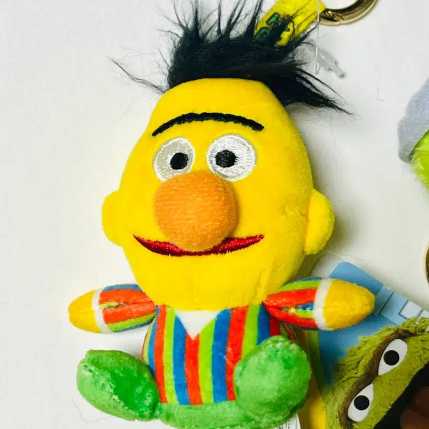 [BUNJANG] Authentic Sesame Street Cookie Monster Plush Keychain / 정품) 세서미스트리트 쿠키몬스터 인형 키링