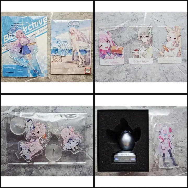 [BUNJANG] Blue Archive Mika Acrylic Stand, Diorama, Keychain, Badge, Trophy Bundle Set / 블루아카이브 미카 아크릴, 디오라마, 키홀더, 뱃지, 트로피 등 일괄