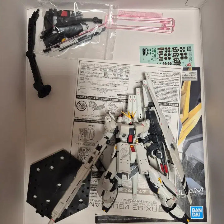 [BUNJANG] Bandai RG Nu Gundam HWS / 반다이 rg 뉴건담 hws
