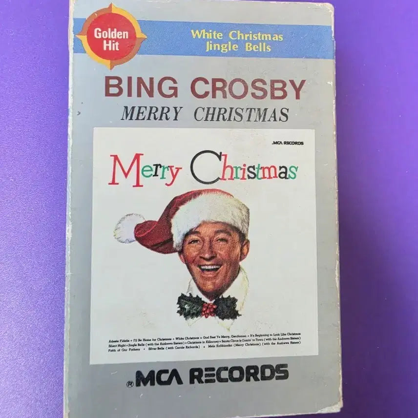 [BUNJANG] Bing Crosby Merry Christmas Cassette Tape (Unsealed) / [개봉/카세트 테이프] 빙 크로스비 메리 크리스마스