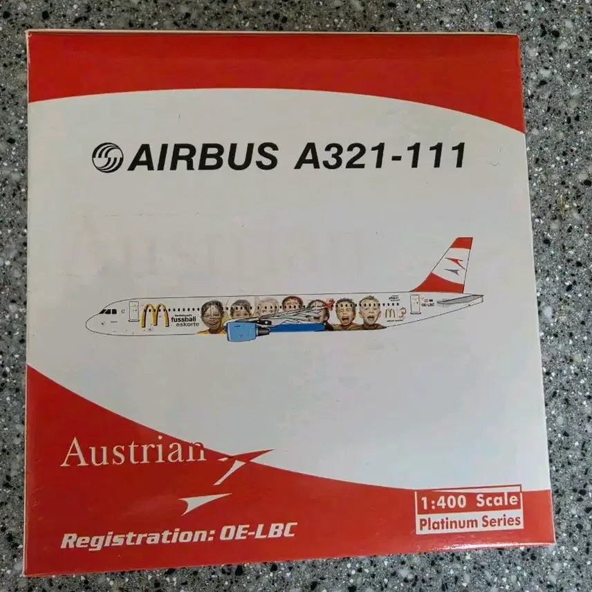 [BUNJANG] Austrian Airlines Airbus A321-111 1:400 Scale McDonald&
