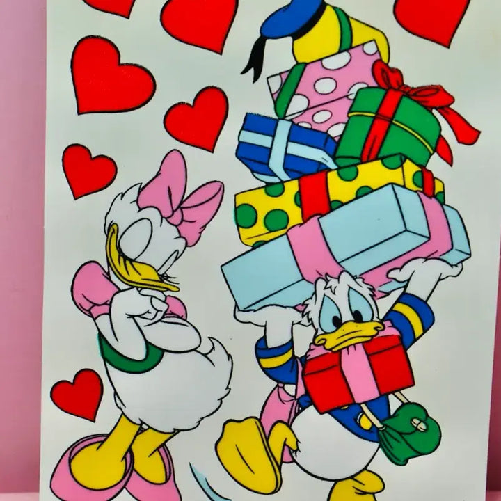 [BUNJANG] Unitech Disney Donald Duck Sticker 90s / [고전문구] 유니테크 디즈니 도날드덕 스티커 90년대
