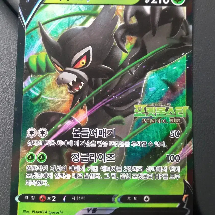 [BUNJANG] Zarude V Promo Pokemon Card / 자루도V PROMO 포켓몬카드
