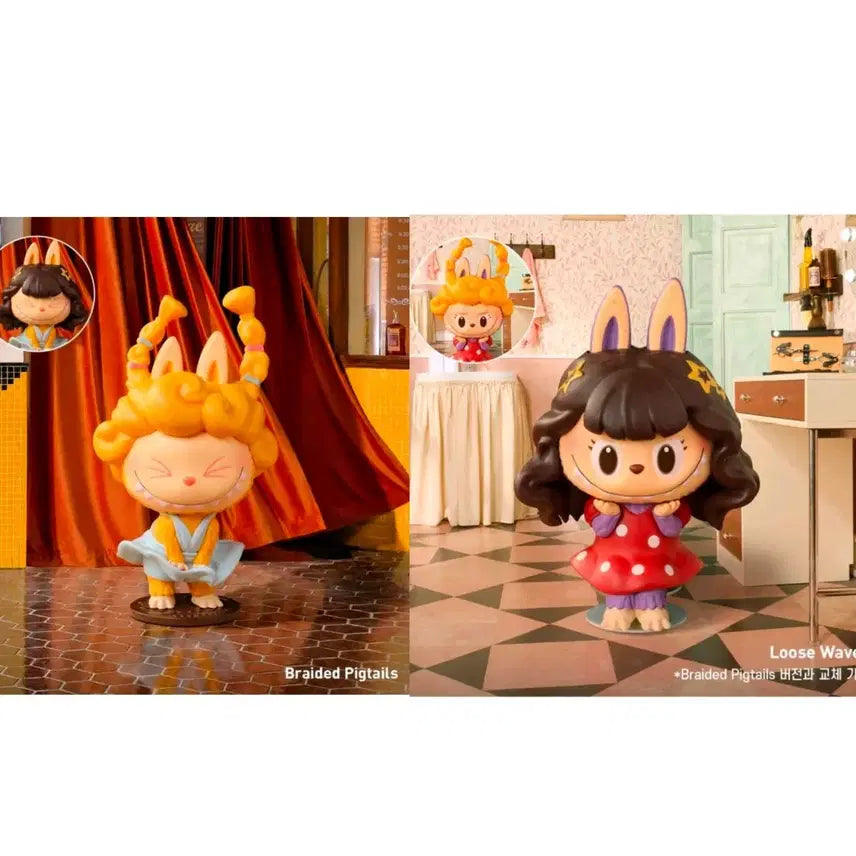 [BUNJANG] Pop Mart The Monsters Labubu Hair Salon Figure Bundle Set / 팝마트 더몬스터즈 라부부 헤어살롱 피규어 일괄