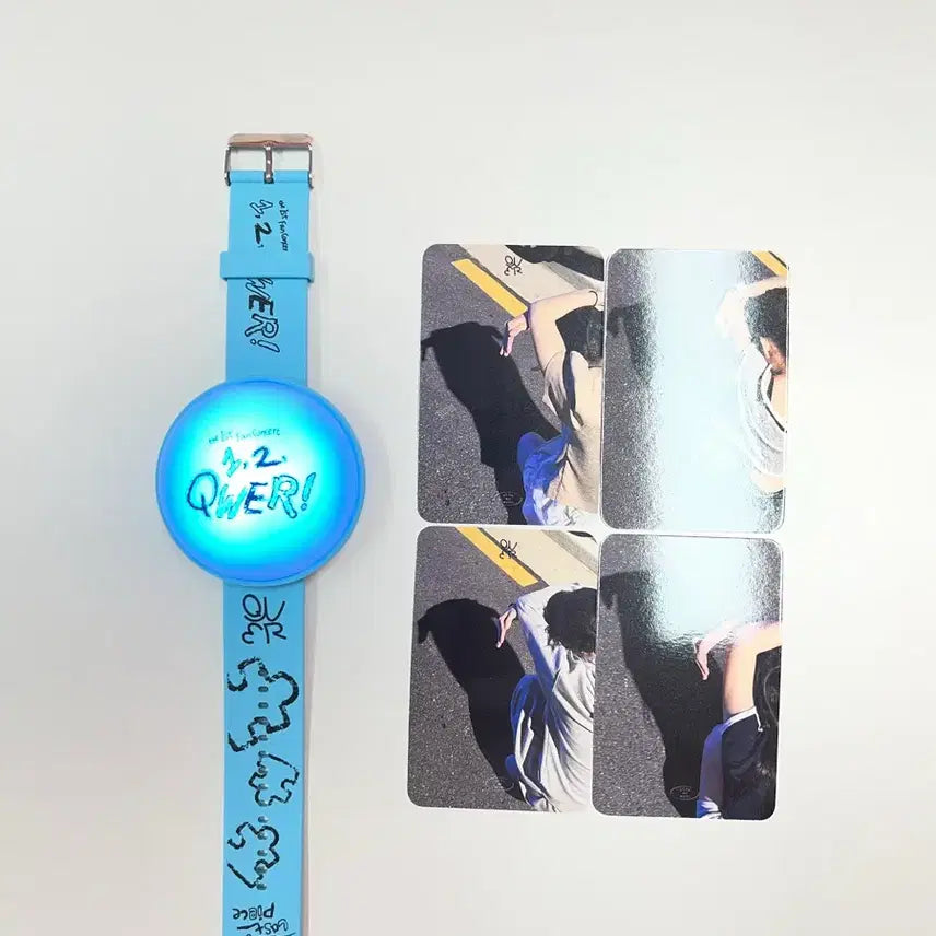 [BUNJANG] Fan Meeting Bracelet + POB Photocard Bundle Set / qwer팬콘 팔찌 + 미공포 포카 1세트