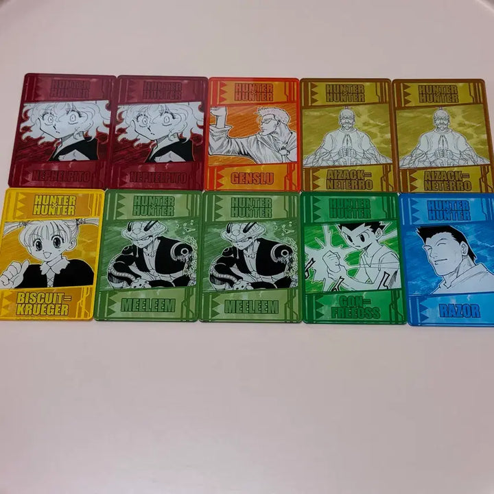 [BUNJANG] Hunter x Hunter Nen Card Bundle Set / 헌터x헌터 넨 카드 일괄