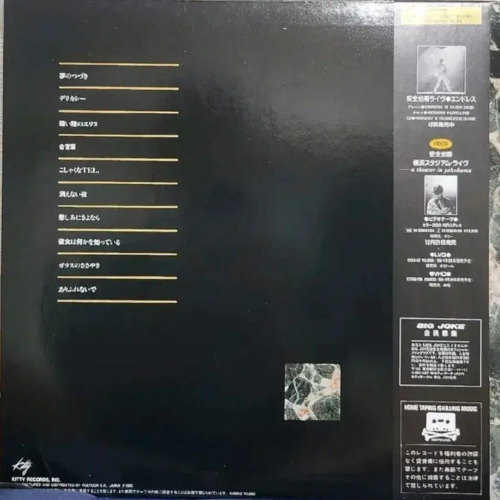 [BUNJANG] Anjeon Jidae 4th Album LP (Japan Edition) / 안전지대 4집 LP 일본