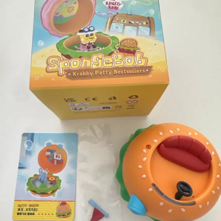 [BUNJANG] Pop Mart SpongeBob Krusty Krab Unsealed / 팝마트 스폰지밥 크리스피 크랩 단순개봉