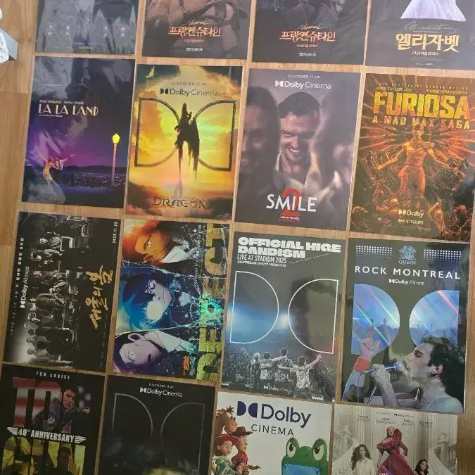 [BUNJANG] Megabox Dolby &amp; Dolby Atmos A3 Poster Set (16 Types) / 메가박스 돌비 &amp; 돌비 애트모스 A3 포스터 16종 일괄 팝니다