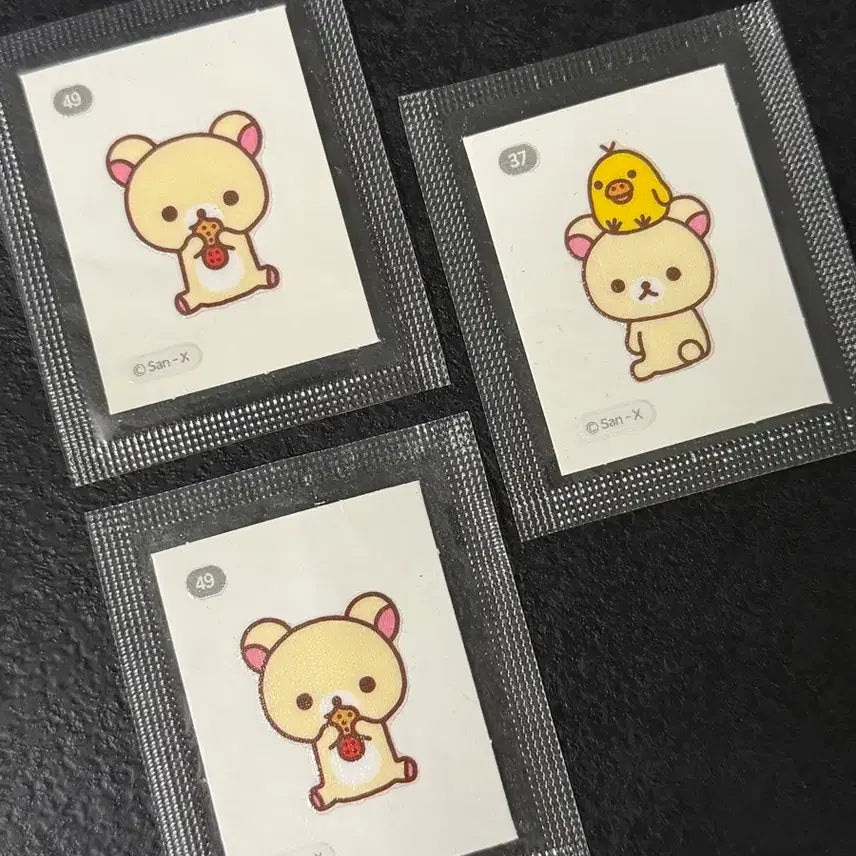 [BUNJANG] San-X Rilakkuma Korilakkuma Ttibuttiseal Sticker / 산엑스 리락쿠마 코리락쿠마 띠부띠부씰 스티커