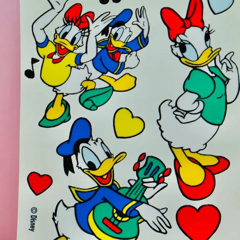[BUNJANG] Unitech Donald Duck 90s Sticker / [고전문구] 유니테크 디즈니 도날드덕 스티커 90년대