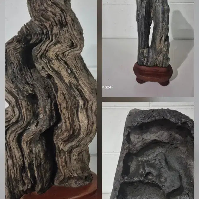 [BUNJANG] Natural Stone Ornament with Stand / 자연석 장식품 (좌대 포함)