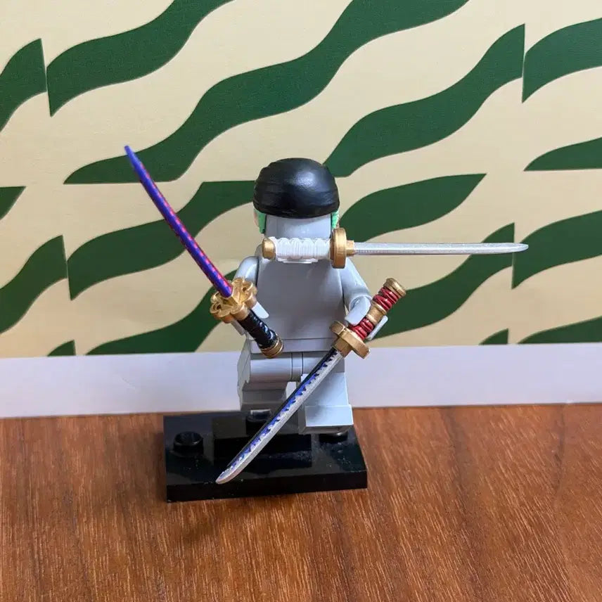 [BUNJANG] Reven Zoro Sword, Hood, and Magnetic Stone Parts Set Custom LEGO Minifigure / 레벤 조로 칼+두건+입자석 파츠 세트 커스텀 레고 미니 피규어