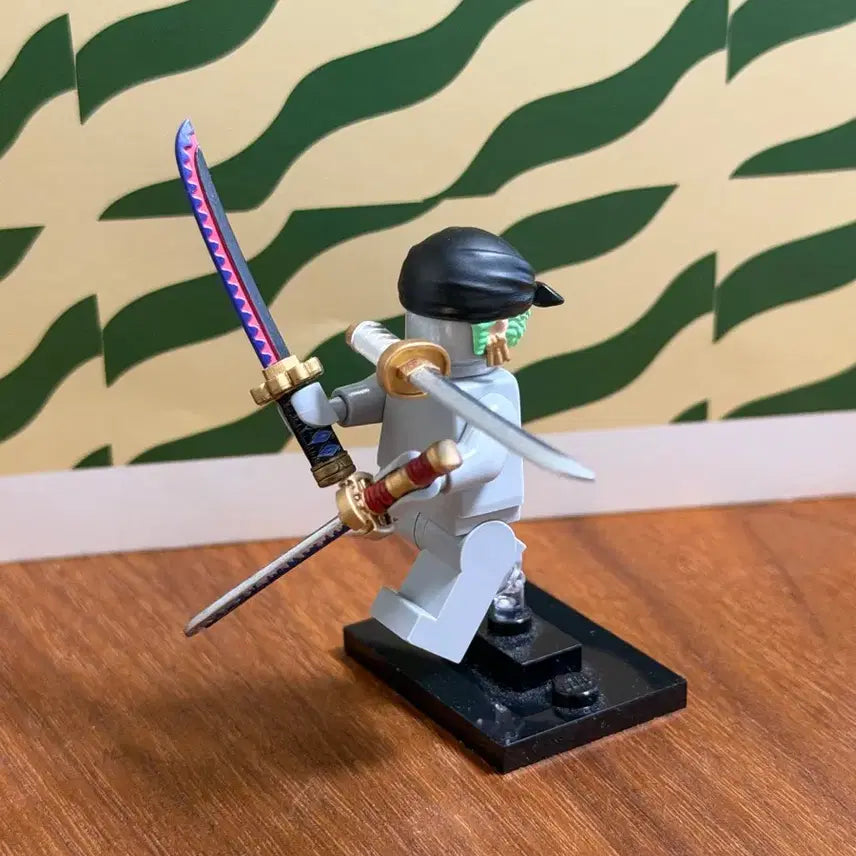 [BUNJANG] Reven Zoro Sword, Hood, and Magnetic Stone Parts Set Custom LEGO Minifigure / 레벤 조로 칼+두건+입자석 파츠 세트 커스텀 레고 미니 피규어
