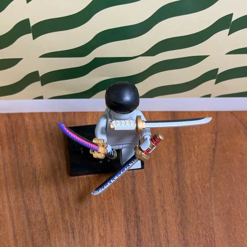 [BUNJANG] Reven Zoro Sword, Hood, and Magnetic Stone Parts Set Custom LEGO Minifigure / 레벤 조로 칼+두건+입자석 파츠 세트 커스텀 레고 미니 피규어