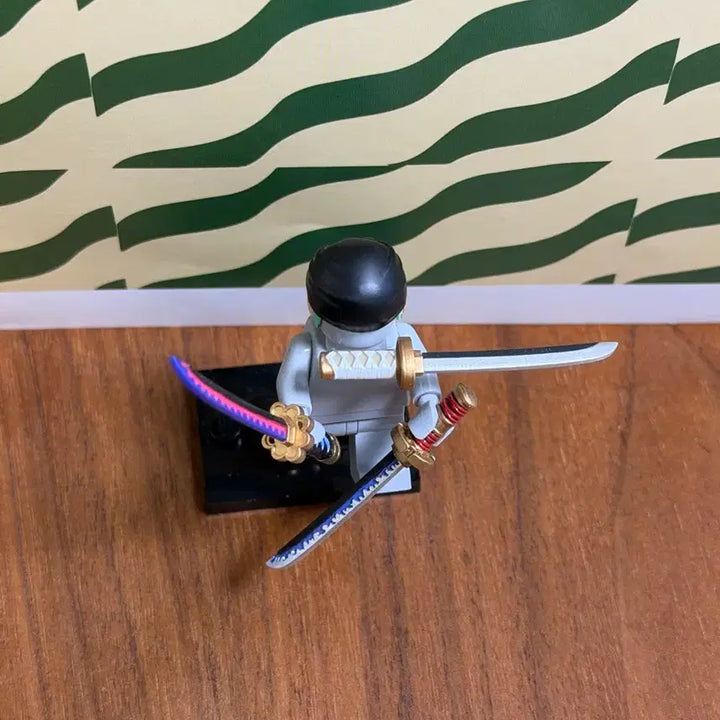 [BUNJANG] Reven Zoro Sword, Hood, and Magnetic Stone Parts Set Custom LEGO Minifigure / 레벤 조로 칼+두건+입자석 파츠 세트 커스텀 레고 미니 피규어