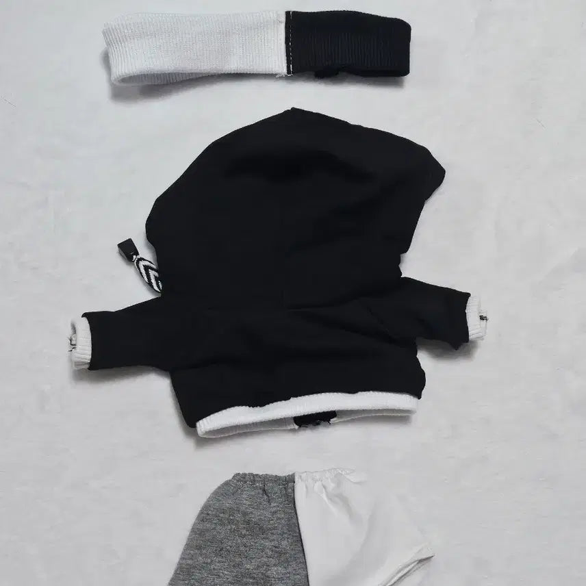 [BUNJANG] 20cm Doll Clothes Spy Black Outfit / 20cm 솜인형옷 꽃밭옷장 스파이 블랙